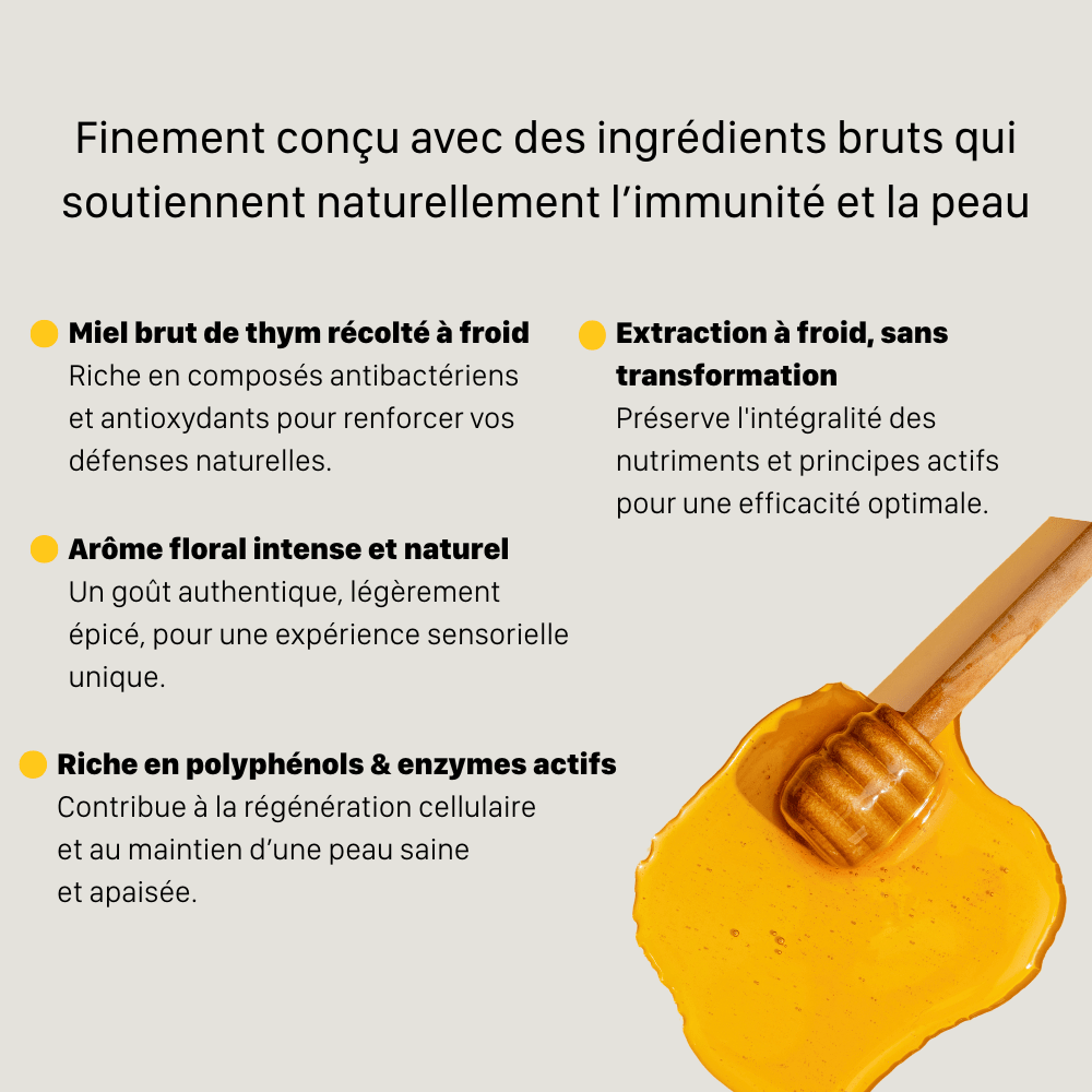 Miel de Thym Brut - Petit Herboriste